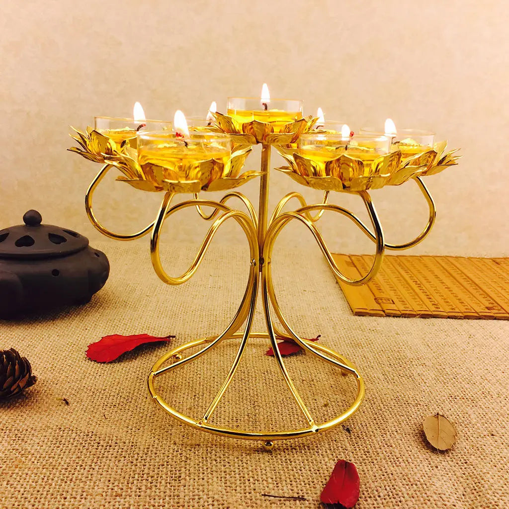 Lotus  Candle Stand for Diwali