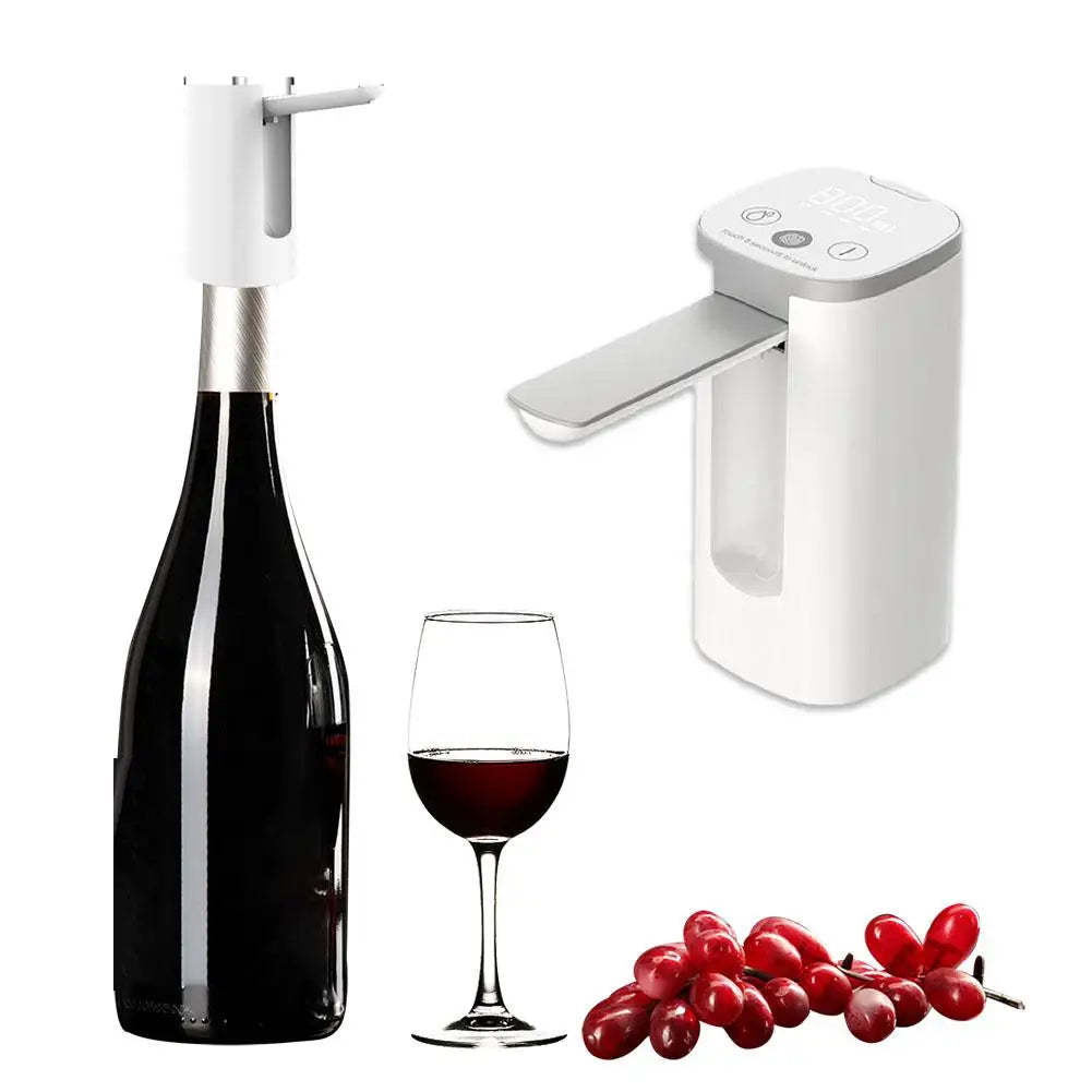 Electric Wine Separator Alcohol Dispenser Quick Aerating Awakening Wine Decanter Dispenser Pump Bar Wine Pourer