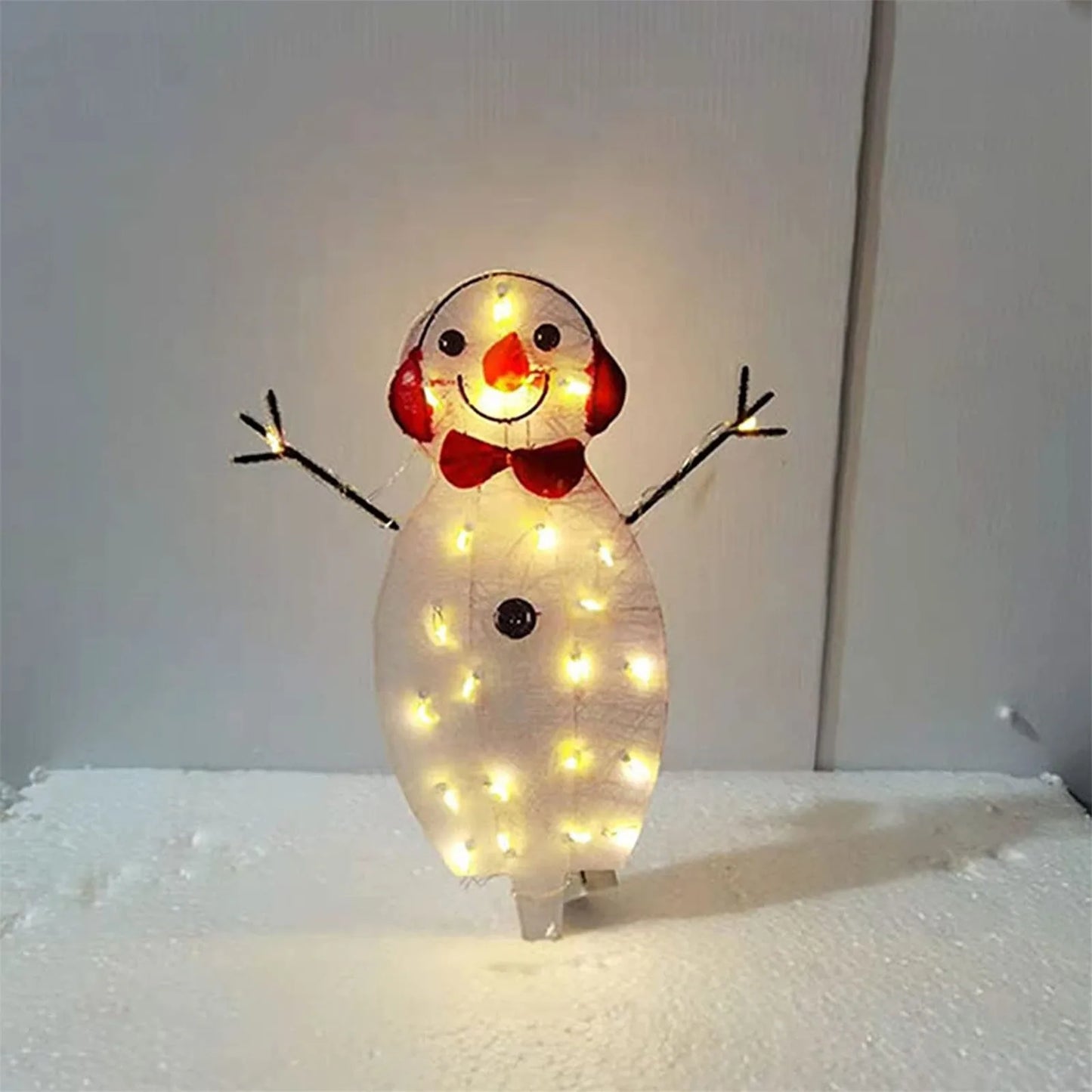 Snowman Christmas Inflatable Outdoor Decorations Santa Claus LED Light Outdoor Christmas Decoration for Home Garden