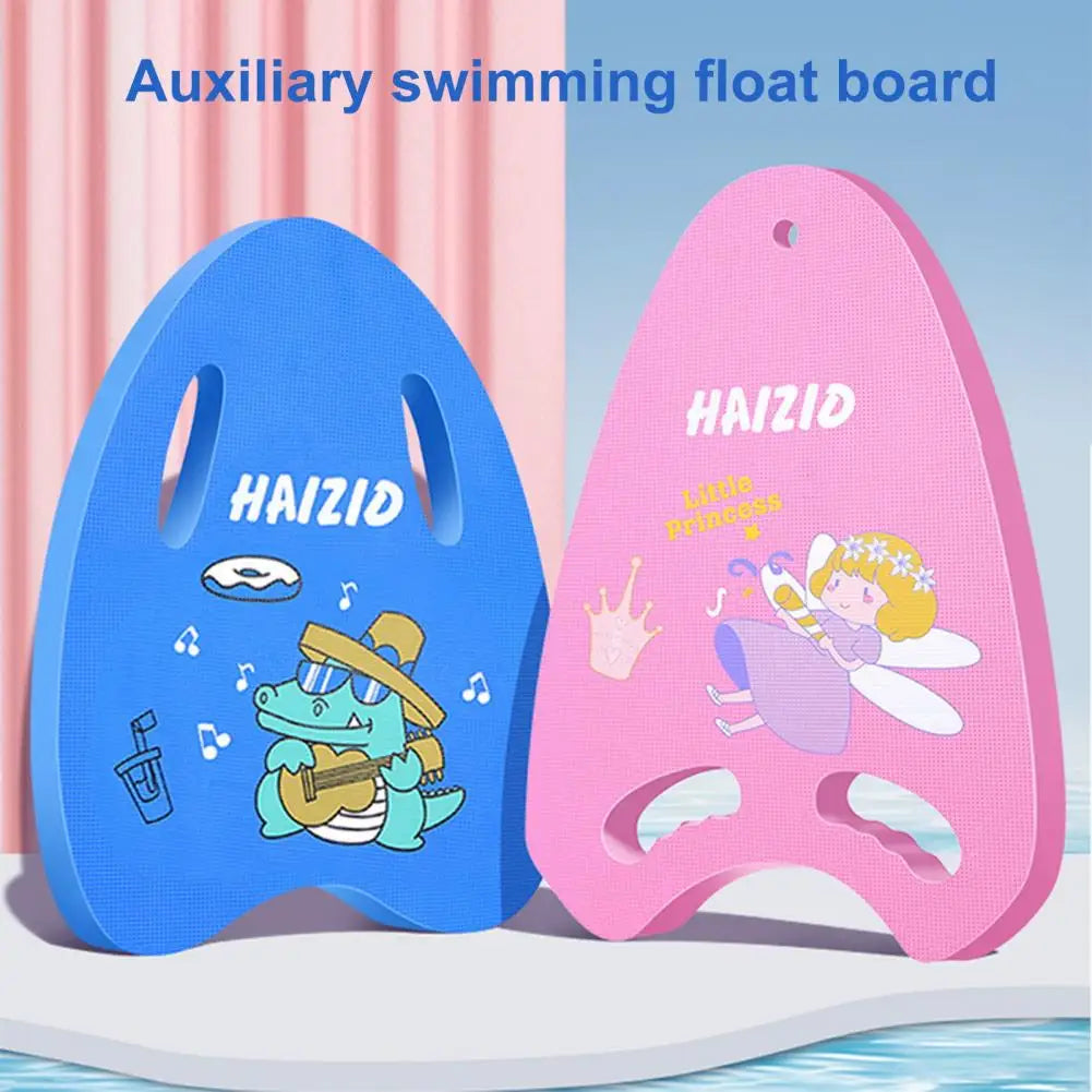 Children Swimming Kickboard Swim Training Aid with Handrail Holes Cartoon Swim Board Summer Pool Party EVA Swim Float Board