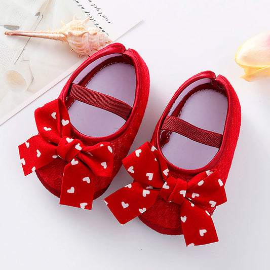 Newborn Bowknot Shoes Baby Girls Princess