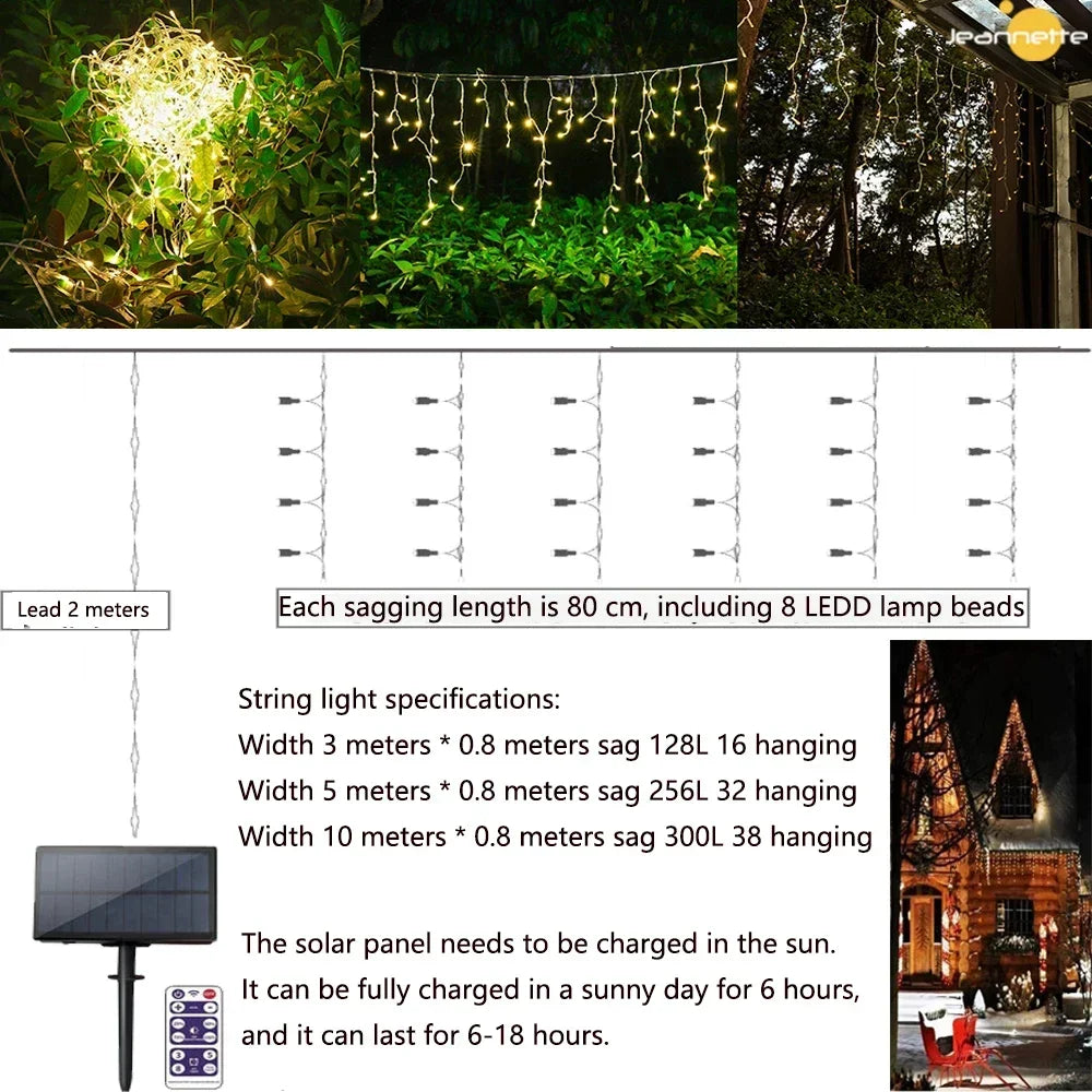 Solar Light Fairy Lights Outdoor LED