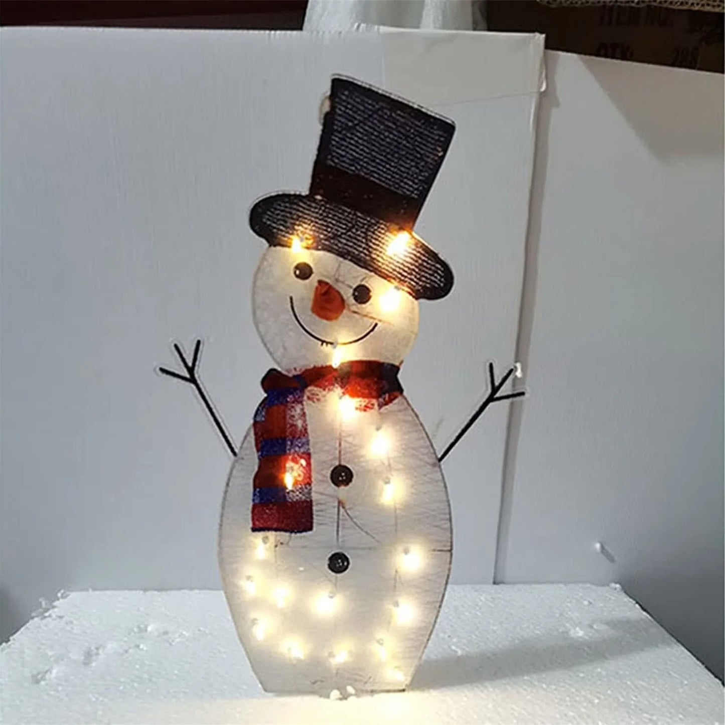 Snowman Christmas Inflatable Outdoor Decorations Santa Claus LED Light Outdoor Christmas Decoration for Home Garden