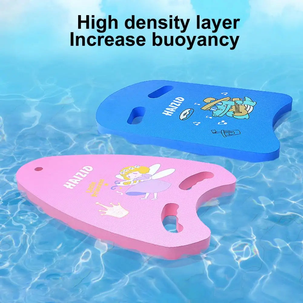 Children Swimming Kickboard Swim Training Aid with Handrail Holes Cartoon Swim Board Summer Pool Party EVA Swim Float Board