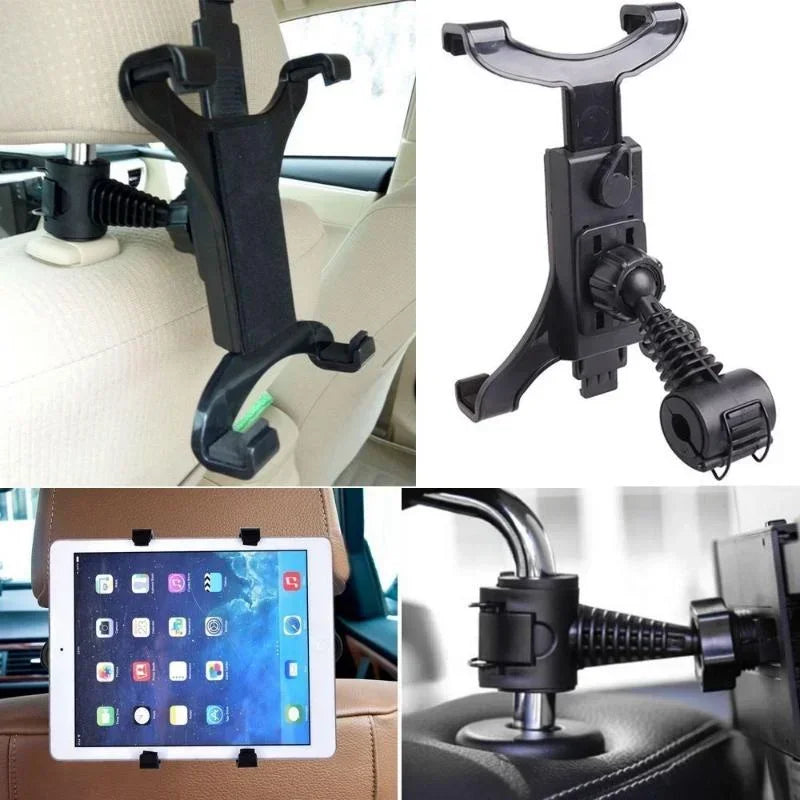 Tablet Car Holder Stand for 7-11inch Pad Universal 360 Rotation Bracket Back Seat Car Mount Handrest