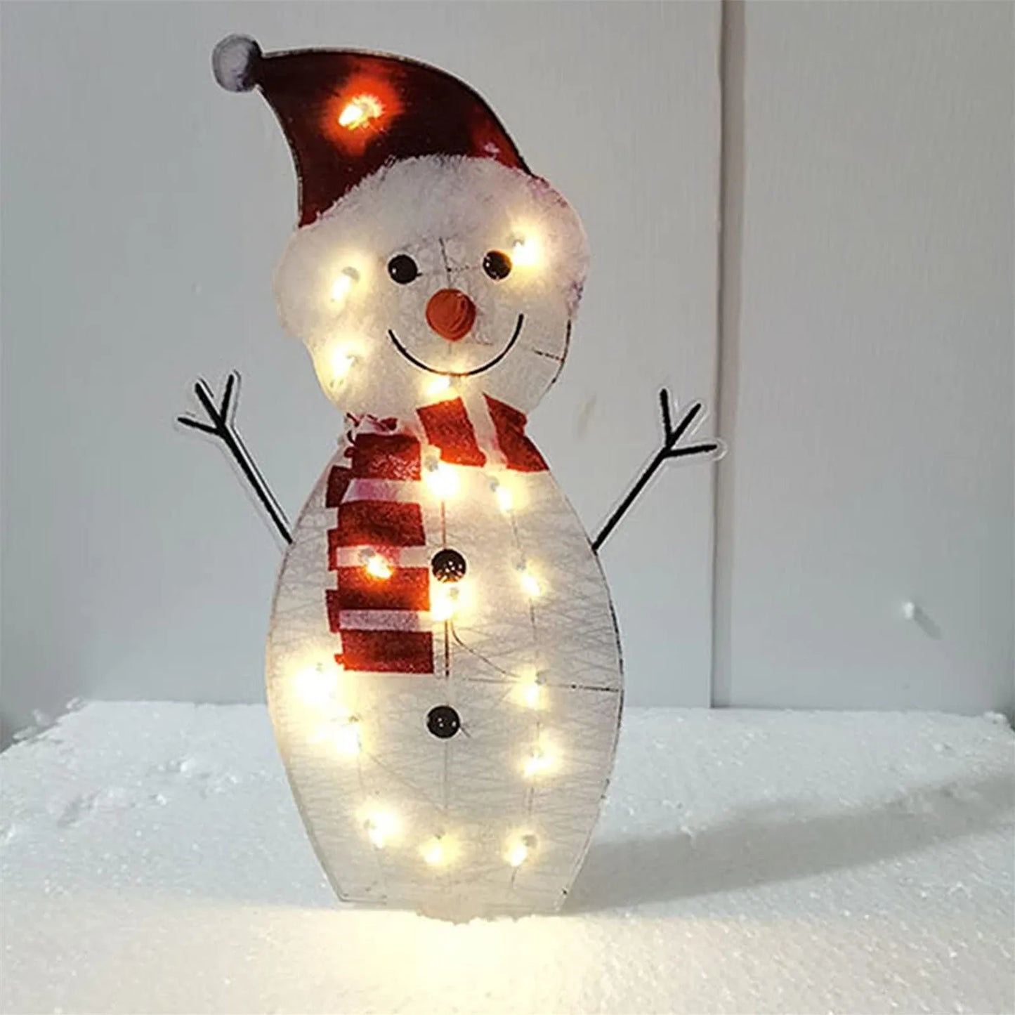 Snowman Christmas Inflatable Outdoor Decorations Santa Claus LED Light Outdoor Christmas Decoration for Home Garden