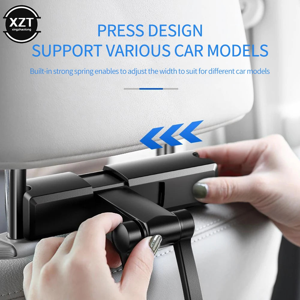 Tablet Holder Car Tablet Bracket Mobile Phone Holder Mount Stand Rotatable for IPad Samsung Pad