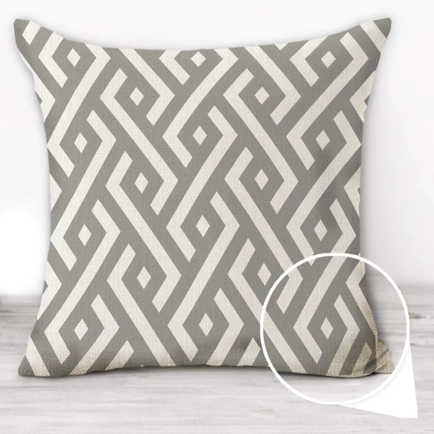 Gray sofa cushion cover 40x40 45x45 50x50 60x60